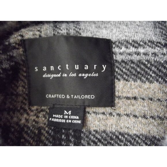 Sanctuary Shacket Shirt Womens Size Medium Town Wool Blend Jacket - Picture 10 of 11